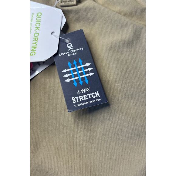 Little Donkey Andy Men's Quick Dry Cargo Pants Tan XL - Picture 4 of 10